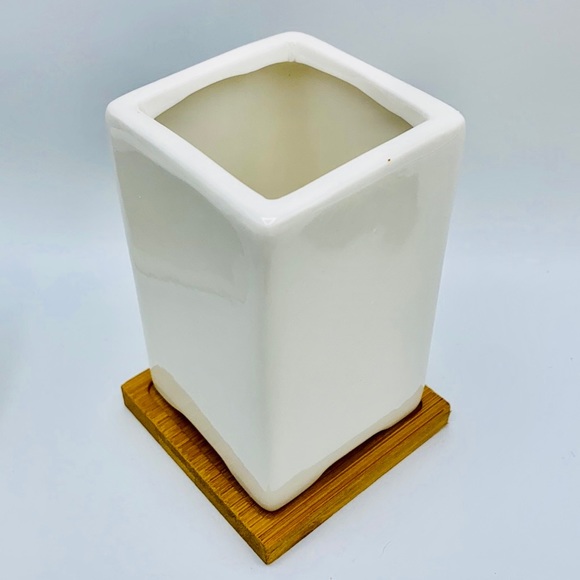 PUG DOG Art Hand Crafted Home Decor Planter Office Desktop Organizers Pets Gifts - Picture 5 of 12